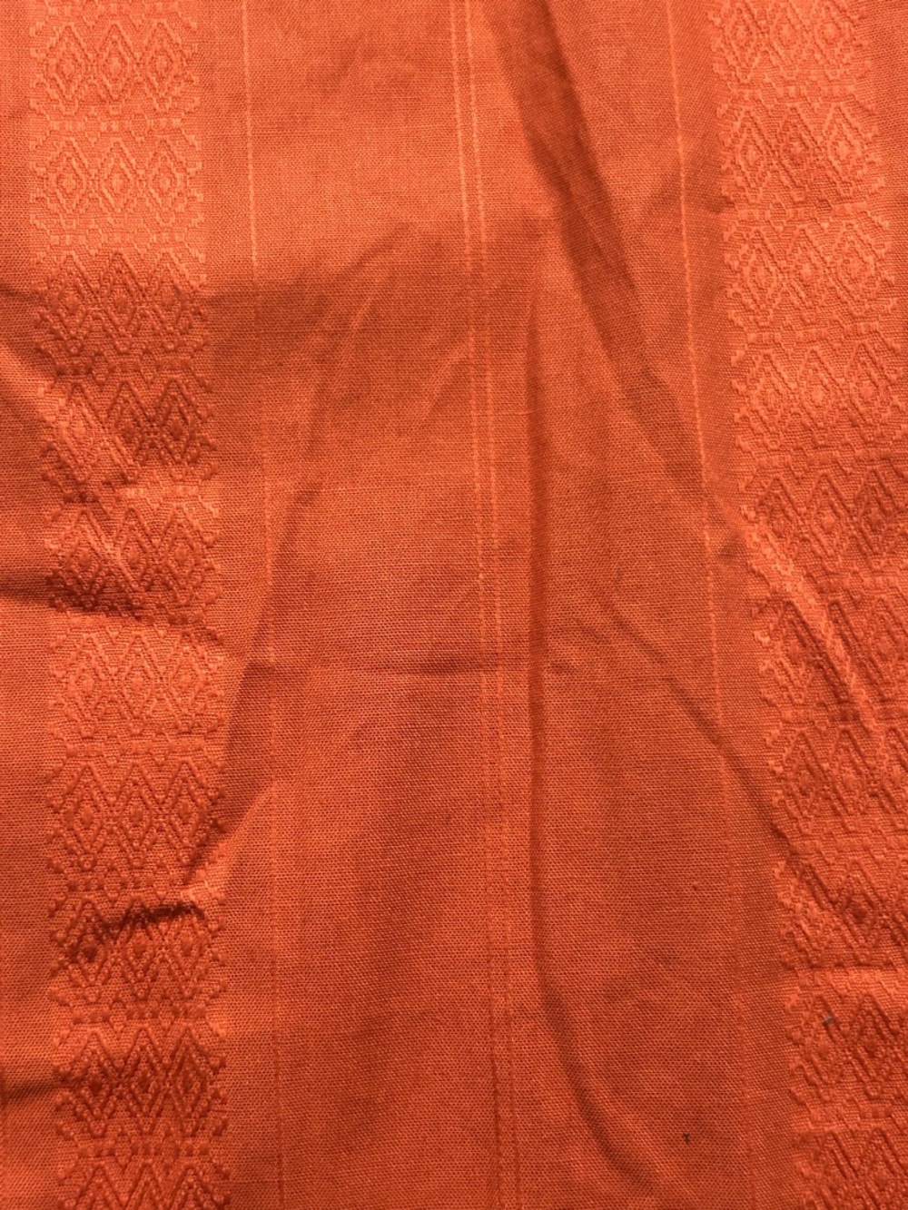 Todd Snyder Jacquard Three Looms camp shirt Men's large  Orange - Picture 5 of 10